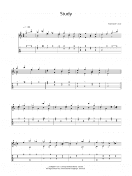 page one of Study (Easy Guitar)