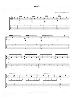 page one of Waltz (Easy Guitar)