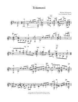 page one of Traumerei Op.15 No.7 (Easy Guitar)