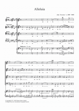 page one of Alleluia (SATB Choir)