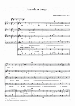page one of Jerusalem Surge (SATB Choir)