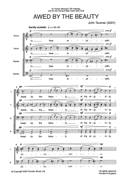 page one of Awed By The Beauty (Piano, Vocal & Guitar Chords)