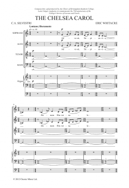 page one of The Chelsea Carol (SATB Choir)
