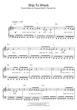 page one of Ship To Wreck (Piano, Vocal & Guitar Chords)