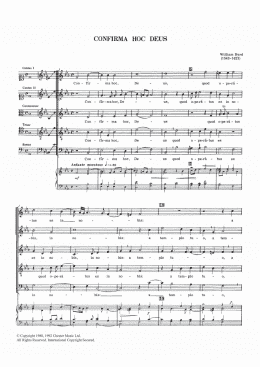 page one of Confirma Hoc Deus (Piano, Vocal & Guitar Chords)