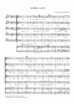page one of Gloria Laus (Piano, Vocal & Guitar Chords)
