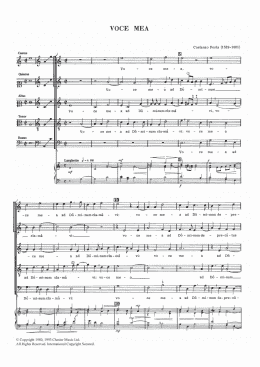 page one of Voce Mea (Piano, Vocal & Guitar Chords)