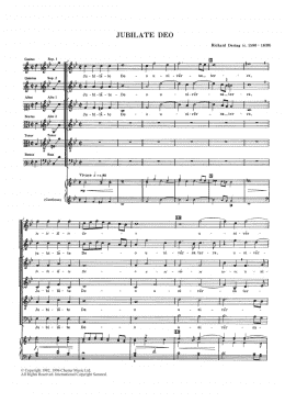 page one of Jubilate Deo (SATB Choir)