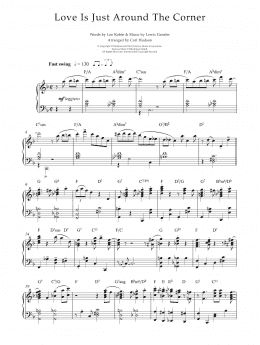 page one of Love Is Just Around The Corner (Piano Solo)