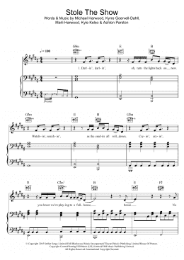 page one of Stole The Show (featuring Parson James) (Piano, Vocal & Guitar Chords)