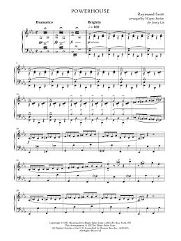 page one of Powerhouse (arr. Wayne Barker) (Piano Solo)