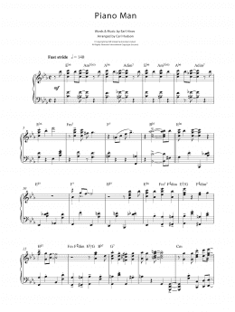 page one of Piano Man (Piano Solo)