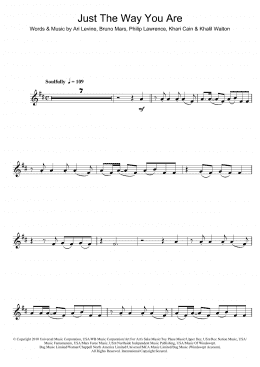 page one of Just The Way You Are (Alto Sax Solo)