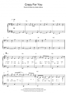 page one of Crazy For You (Piano & Vocal)