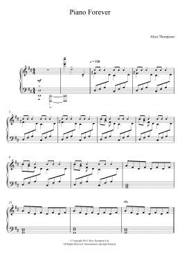 page one of Piano Forever (Piano Solo)