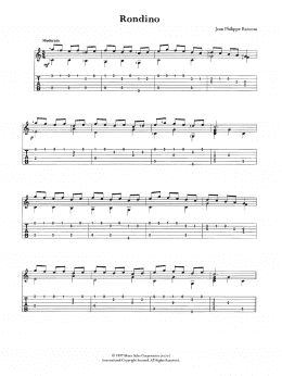page one of Rondino (Guitar Tab)