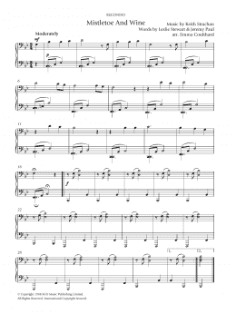 page one of Mistletoe And Wine (Piano Solo)
