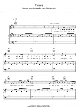 page one of Finale (All That Matters) (from 'Finding Neverland') (Piano, Vocal & Guitar Chords)