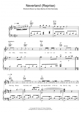 page one of Neverland (Reprise) (from 'Finding Neverland') (Piano, Vocal & Guitar Chords)