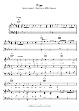 page one of Play (from 'Finding Neverland') (Piano, Vocal & Guitar Chords)