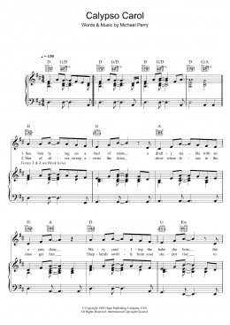 page one of Calypso Carol (Piano, Vocal & Guitar Chords)