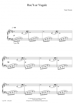 page one of Roc'h Ar Vugale (Piano Solo)