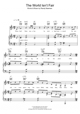 page one of The World Isn't Fair (Piano, Vocal & Guitar Chords)