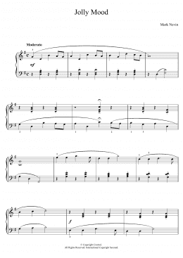 page one of Jolly Mood (Easy Piano)