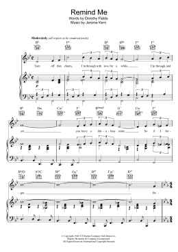page one of Remind Me (Piano, Vocal & Guitar Chords)