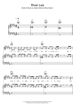 page one of River Lea (Piano, Vocal & Guitar Chords)