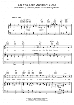 page one of Oh Yes, Take Another Guess (Piano, Vocal & Guitar Chords)