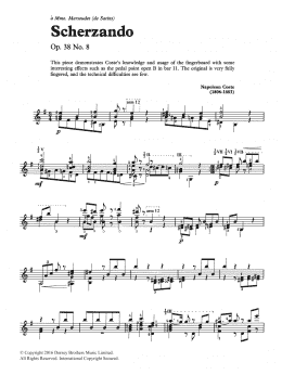 page one of Scherzando (Easy Guitar)
