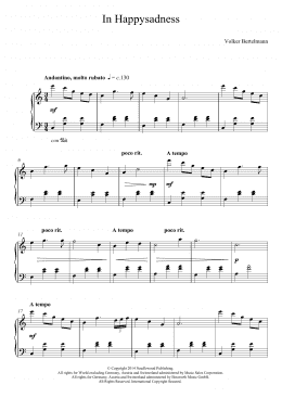 page one of In Happysadness (Piano Solo)