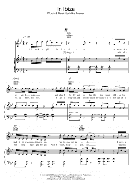 page one of In Ibiza (Piano, Vocal & Guitar Chords)