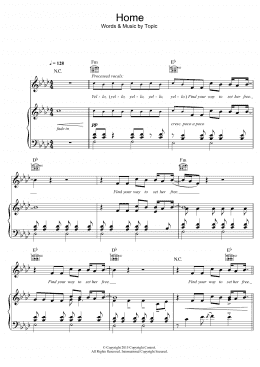page one of Home (featuring Nico Santos) (Piano, Vocal & Guitar Chords)
