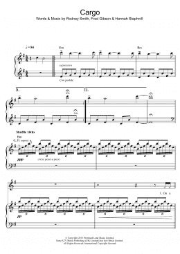 page one of Cargo (Piano & Vocal)