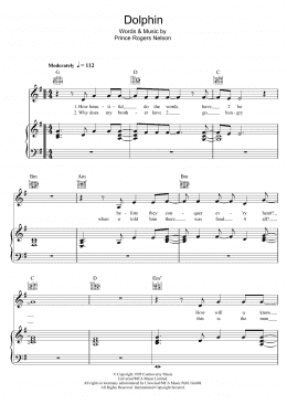 page one of Dolphin (Piano, Vocal & Guitar Chords)