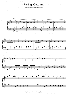 page one of Falling, Catching (Piano Solo)
