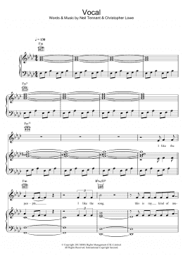 page one of Vocal (Piano, Vocal & Guitar Chords)