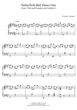 page one of Netherfield Ball Dance One (from 'Pride and Prejudice and Zombies') (Piano Solo)