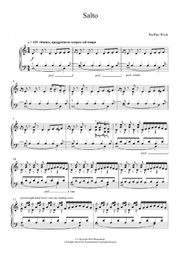 page one of Salto (Piano Solo)
