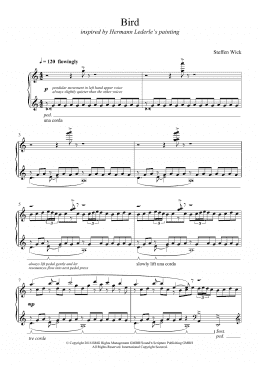 page one of Bird (Piano Solo)