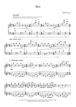 page one of Beo (Piano Solo)