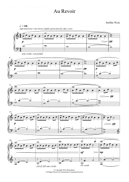 page one of Au Revoir (Piano Solo)
