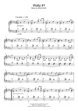 page one of Waltz #1 (Piano Solo)