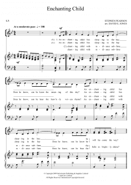 page one of Enchanting Child (Piano, Vocal & Guitar Chords)