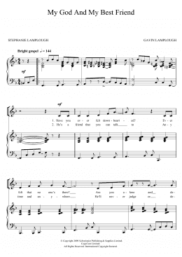page one of My God And My Best Friend (Piano, Vocal & Guitar Chords)