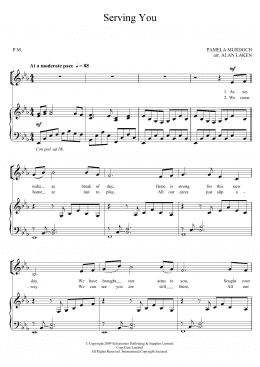 page one of Serving You (Piano, Vocal & Guitar Chords)
