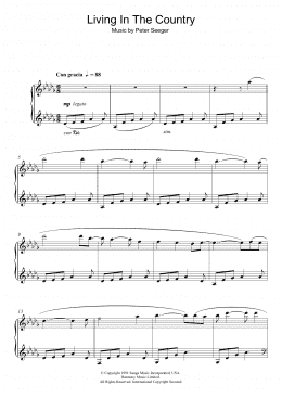 page one of Living In The Country (Piano Solo)
