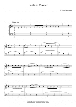 page one of Fanfare Minuet (Easy Piano)